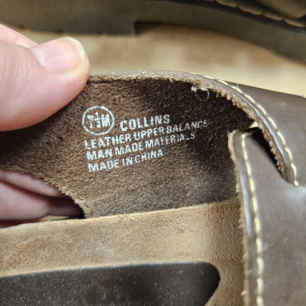 Sonoma Collins Genuine Leather Brown Fisherman Style Strap Sandals Y2K - Picture 8 of 9